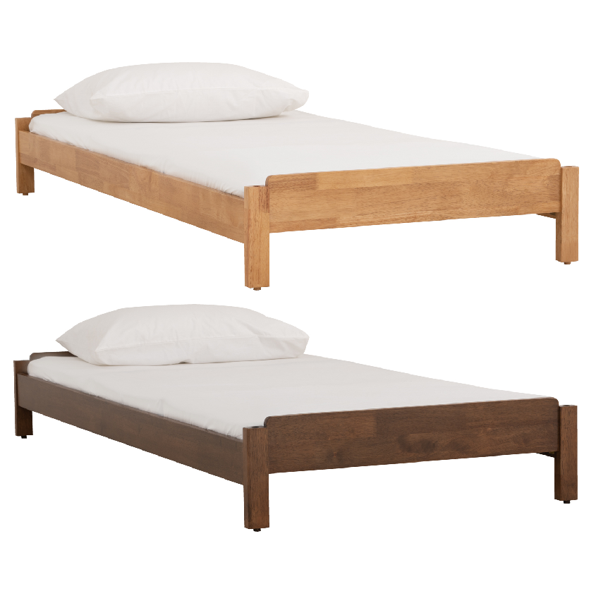 HEME Solid Wood Single Bed Frame Single Bedframe Katil Single Kayu ...