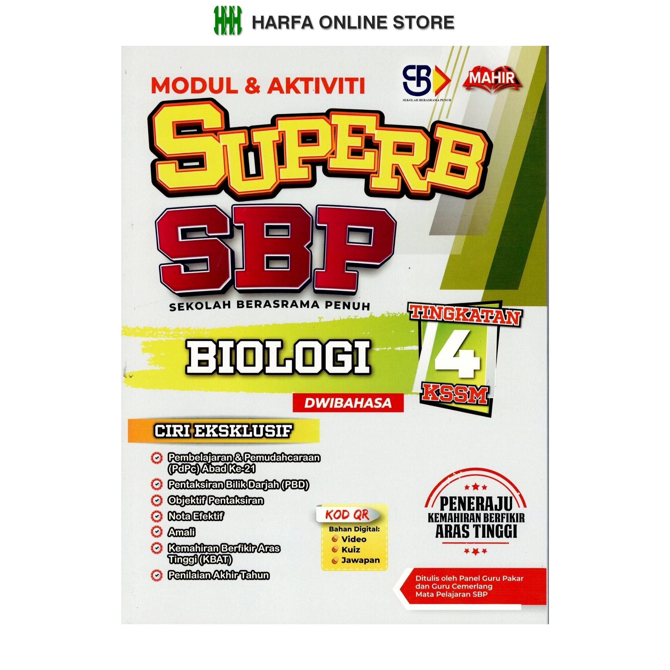 Modul & Aktiviti SUPERB SBP Biologi ( Dwibahasa ) Tingkatan 4 Kssm ...