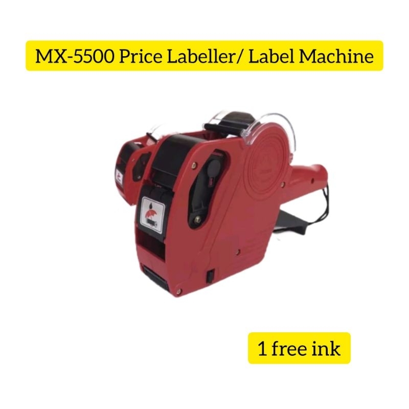 MX 5500 Price Machine/ Label Machine/ Mesin harga free ink dan label