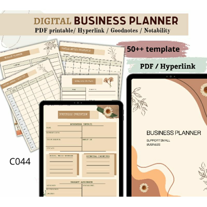 business plan template notability