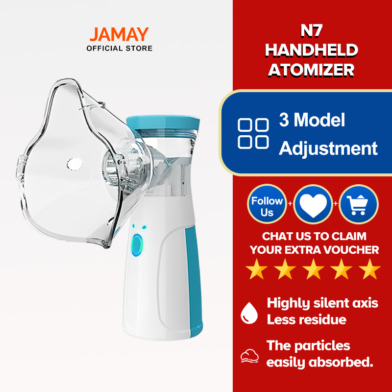 JAMAY Ultrasonic Nebulizer Machine Portable Steam Ventoline Inhaler