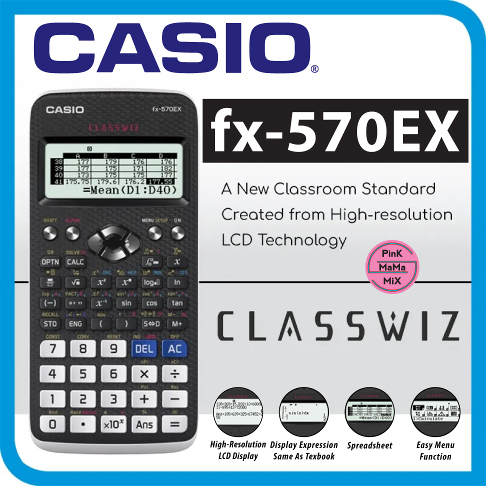 Casio Fx-570EX Classwiz Scientific Calculator (ORIGINAL) | Shopee Malaysia