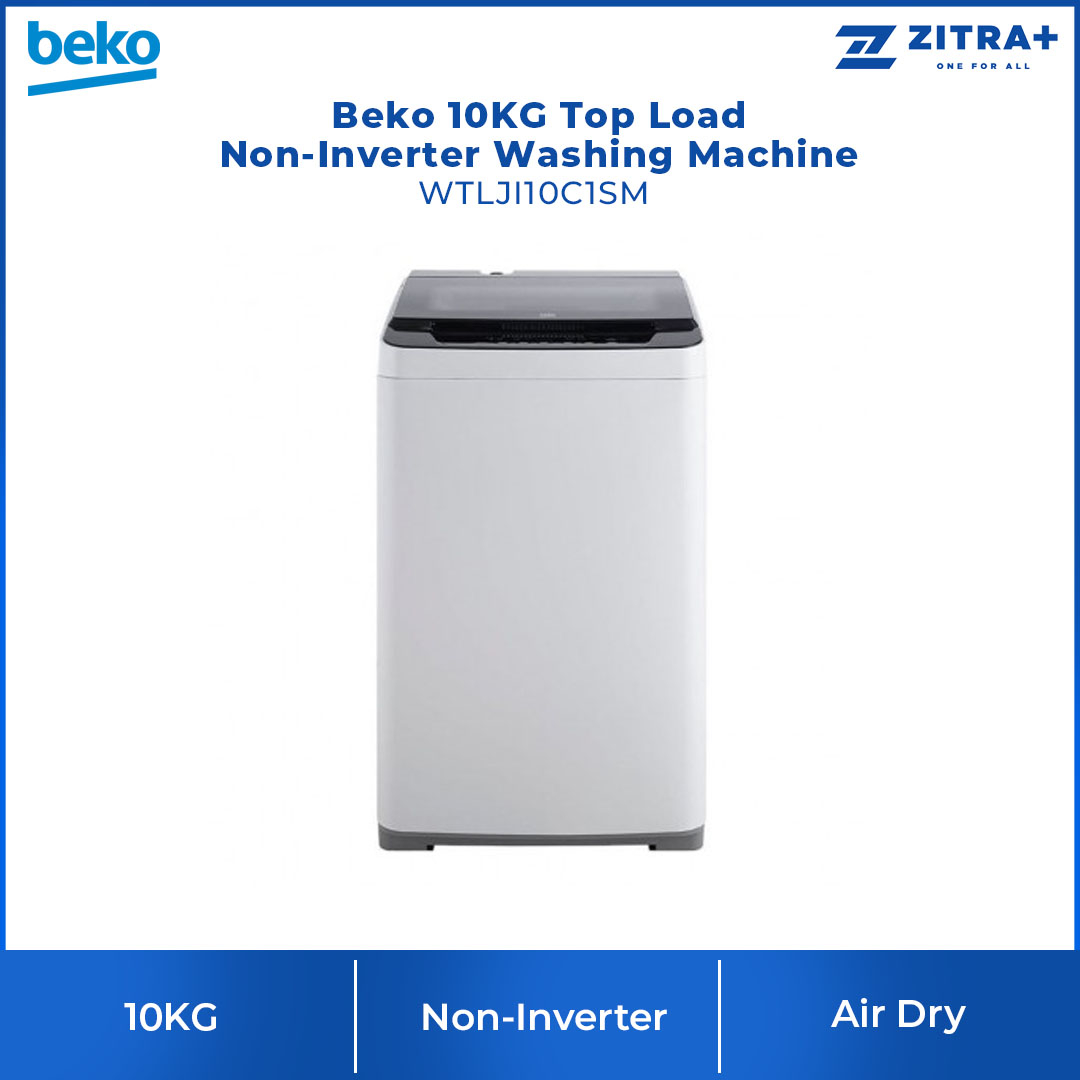 Beko 10KG Top Load NonInverter Washing Machine WTLJI10C1SM Quick