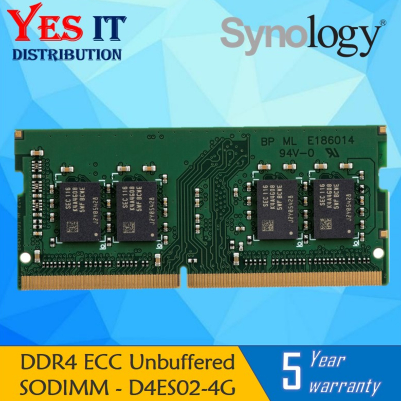 Synology D4ES02-4G / D4ES02-8G / D4ES01-16G ECC DDR4 Memory