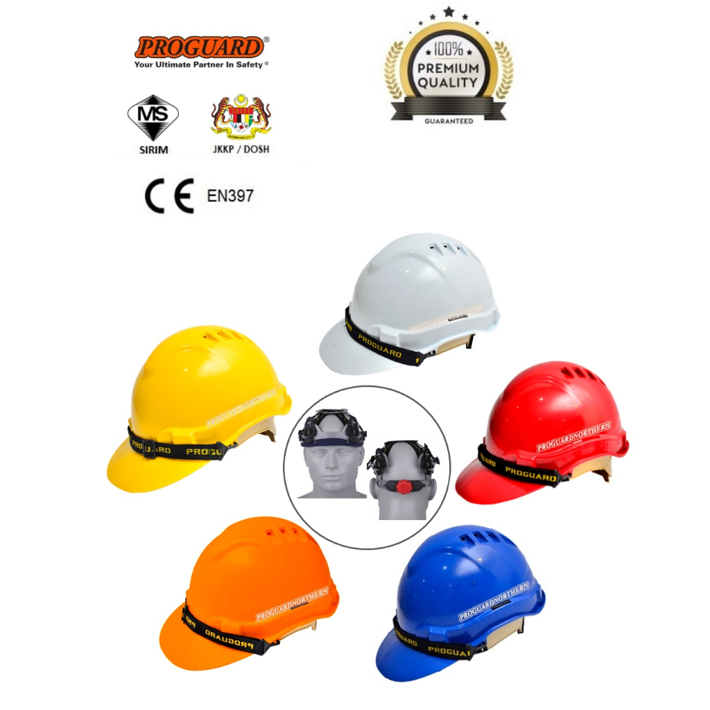 ADVANTAGE II Ventilation ABS Safety Helmet/ Safety Hard Hat with Swivel ...