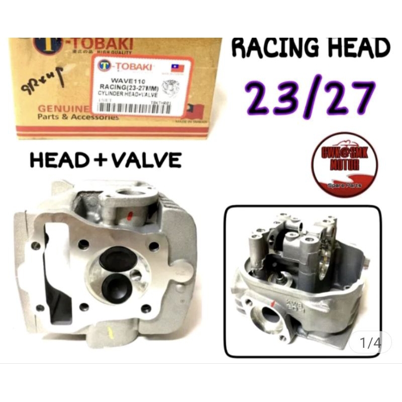 HONDA WAVE 110 / DASH 110 DREAM 110 CYLINDER HEAD RACING (ex23mm ...