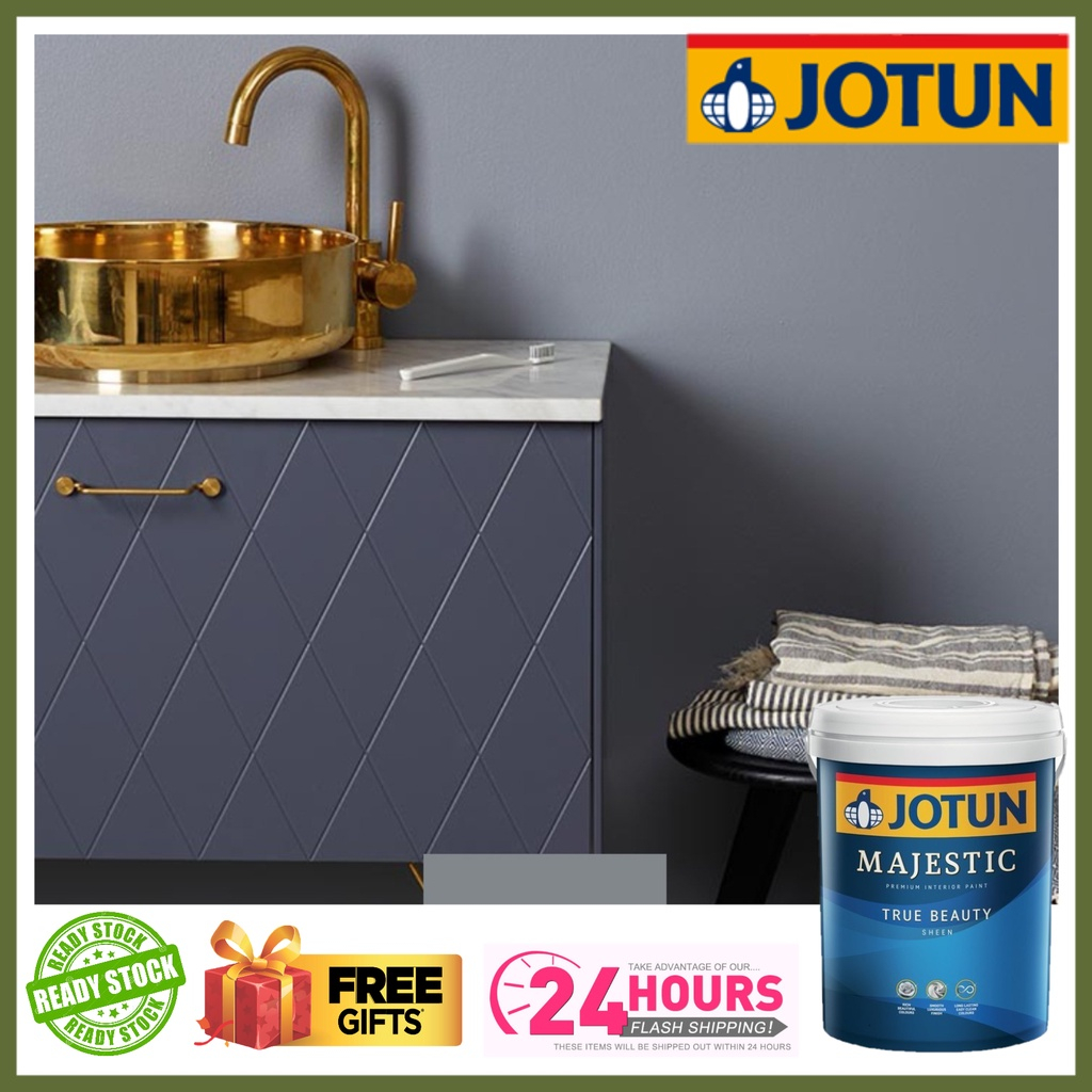 JOTUN 15L 4629 MATT SILVER Majestic True Beauty Sheen /Cat Dalam Kilat ...