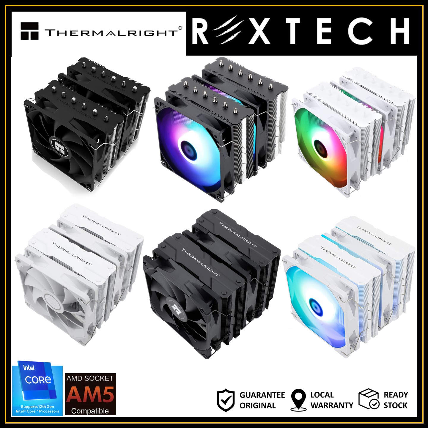 Thermalright Peerless Assassin 120 / PA120 / PA120 SE Black / White ...
