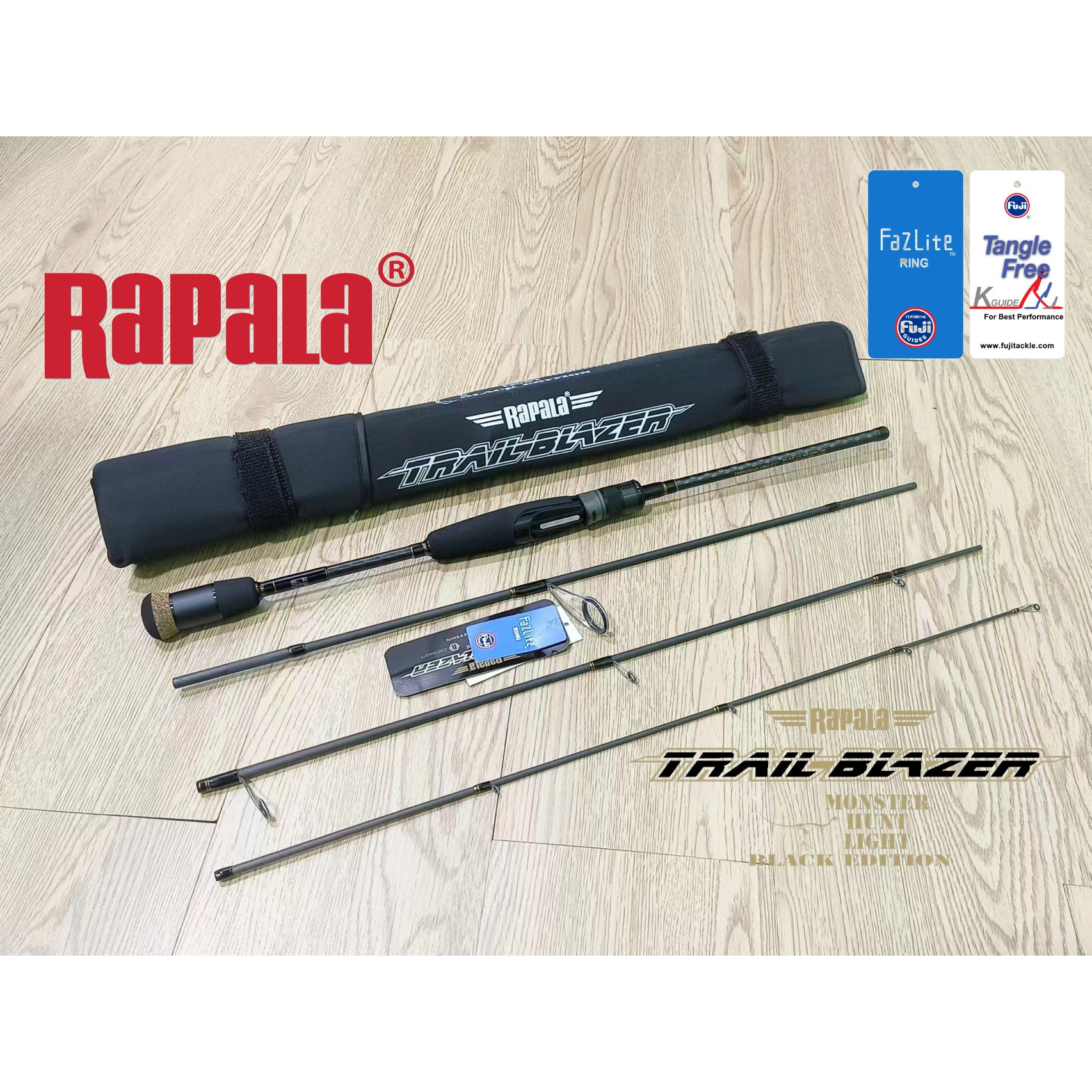 Rapala Trail Blazer Monster Hunt JR 4pcs casting rod, Sports Equipment,  Fishing on Carousell