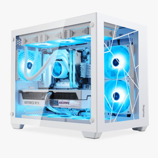 SEGOTEP LUMI II M-ATX GAMING CASING WITH 3 ARGB FAN (BLACK / WHITE ...