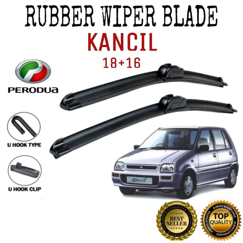 Rubber Wiper Blade Perodua Kancil 18"+16" Shopee Malaysia