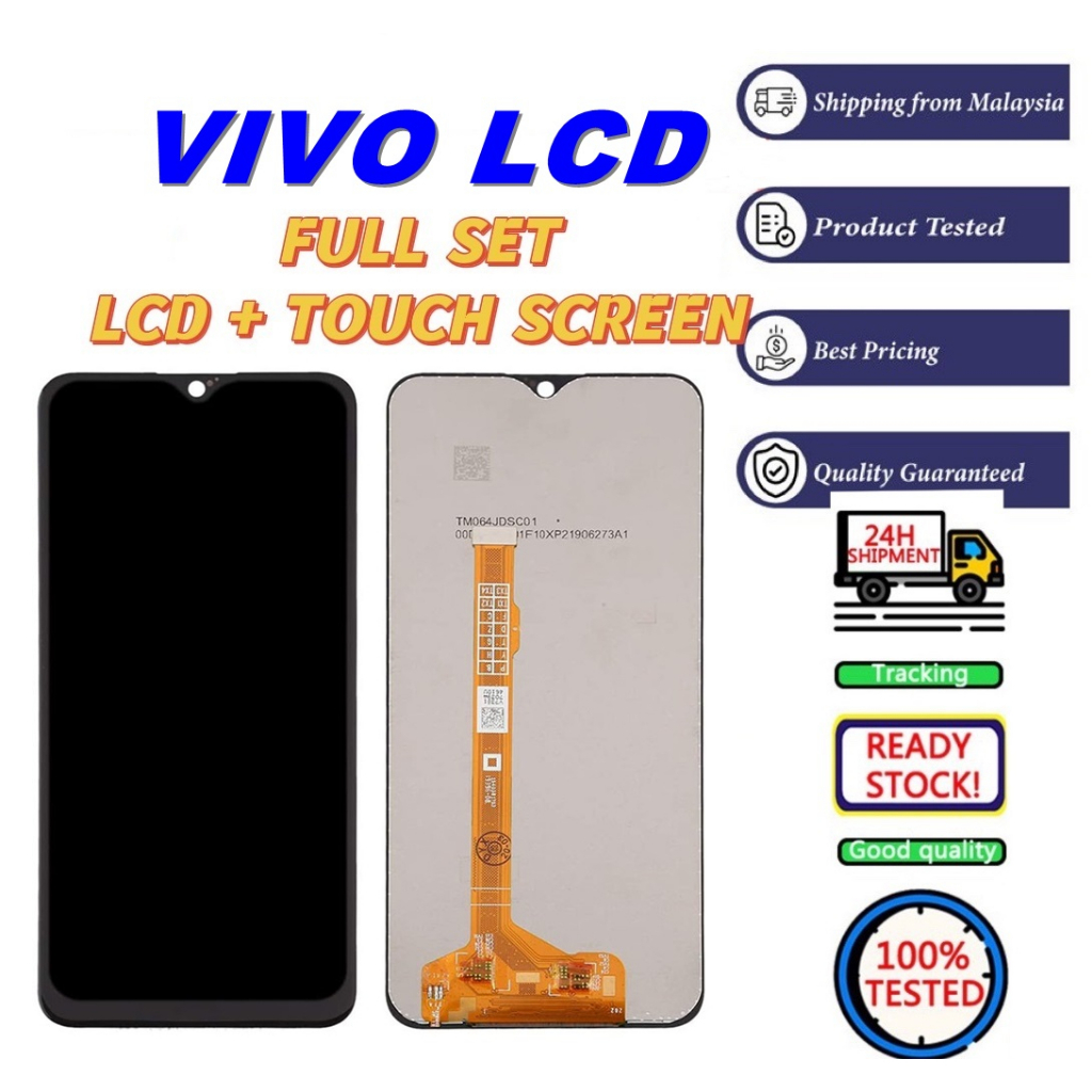 VIVO Y91 Y91i Y93 Y95 Y71 Y18 Y30 Y50 Y33S Y81 Y81i Y83 Y3S LCD Touch ...