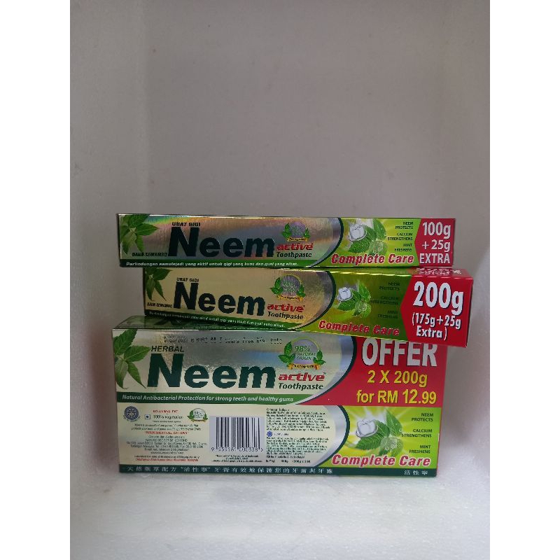 NEEM HERBAL TOOTH PASTE VARIOUS SAIZ | Shopee Malaysia