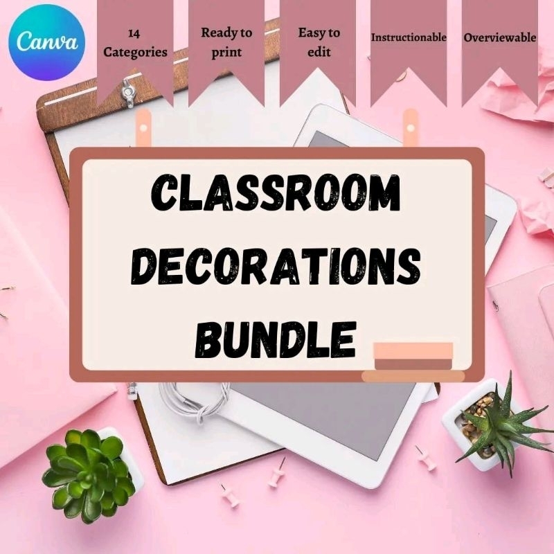 Classroom Decorations Bundle Template (DIGITAL) Shopee Malaysia