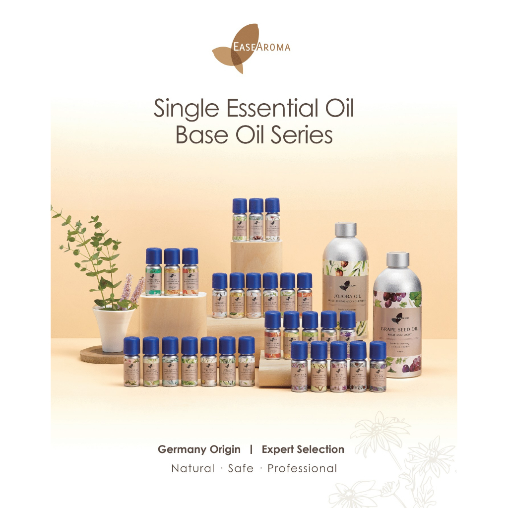 Easecox Base Oils for Massage Jojoba Oil & Grapeseed Oil (500 ml
