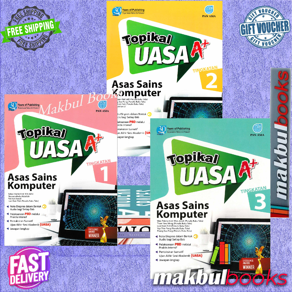 Pan Asia Topikal Uasa A Asas Sains Komputer Tingkatan 12 And 3 Shopee Malaysia 1084