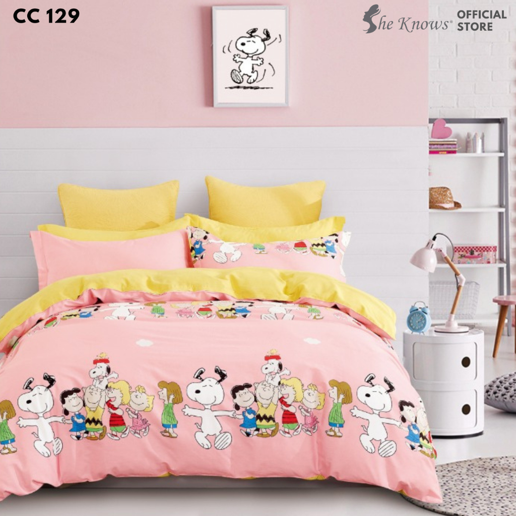 [She Knows Official] 100 COTTON CANDY Comforter Set (SS/Q/K) Part 1
