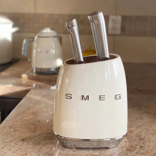 Smeg Creme 7-Piece Knife Block Set + Reviews