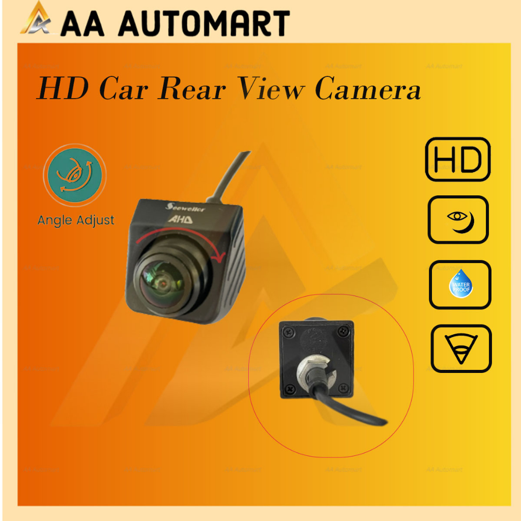 HD 720 Pixels 150 Degree Fisheye Lens Adjustable Angle Night Vision