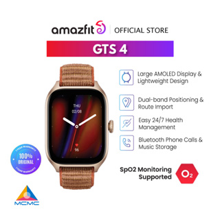 Amazfit GTS 4 Smart Watch for Men, Dual-Band GPS, Alexa Built-in, Bluetooth  Calls, 150+ Sports Modes, Heart Rate SPO₂ Monitor, 1.75” AMOLED Display