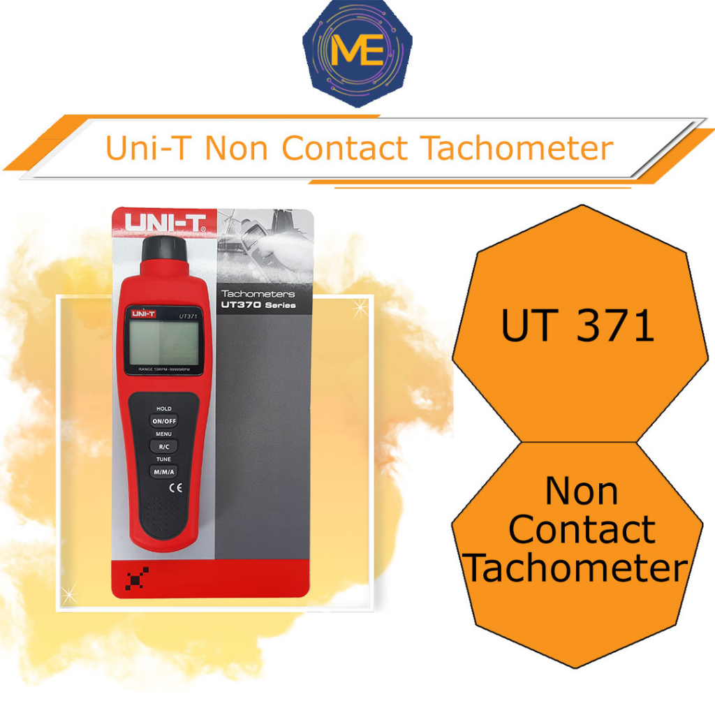 (1pc) UniT UT 371 Non Contact Tachometer / Takometer ( M8362002086