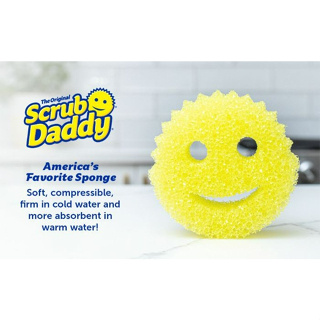  Scrub Daddy Dual Sided Sponge and Scrubber - Scrub Mommy -  Scratch Free Sponge for Dishes and Home, Soft in Warm Water, Firm in Cold,  Odor Resistant, Deep Cleaning, Multi Surface