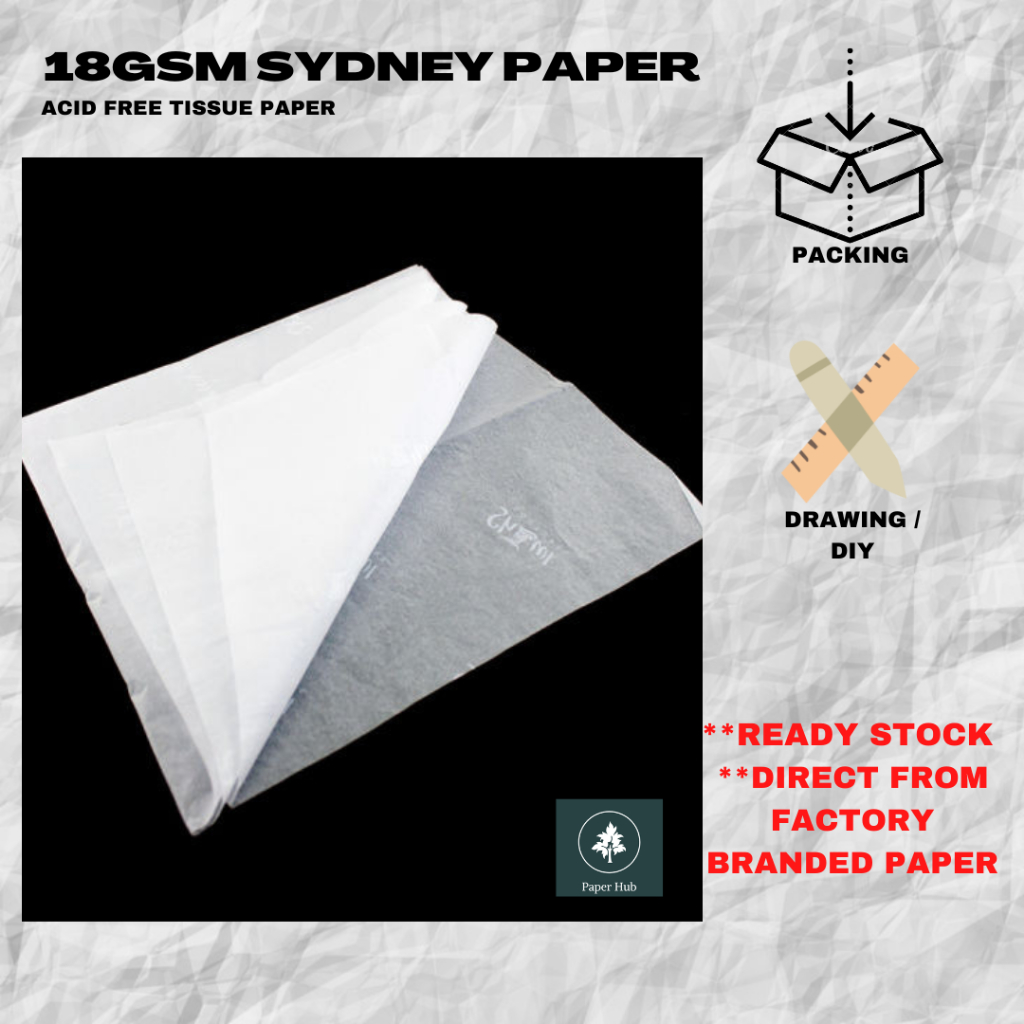 18GSM ACID FREE TISSUE PAPER A3 A4/ SYDNEY PAPER/WRAPPING PAPER/COPY