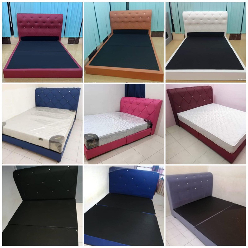 Set Katil Divansemenanjung Malaysia Katil Divanbedframe Queenkatil Dewasadouble Bed 