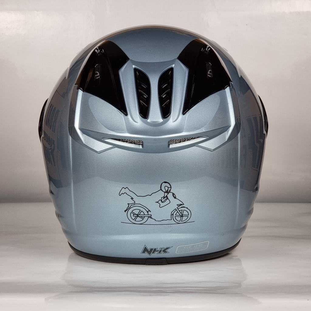 NHK Helmet X SUPERFLY R6 v2 Solid (Zephyr White Glossy) | Shopee Malaysia