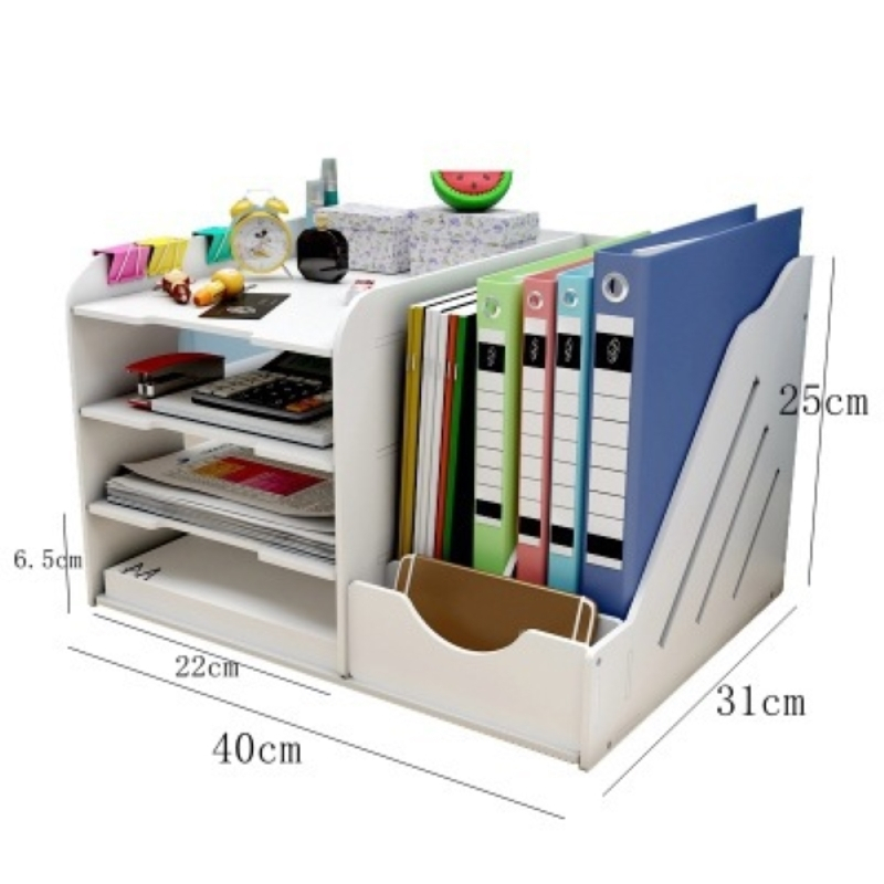 LUNAMALL🌕 5/7 TIERS A4 PAPER TRAY DOCUMENT RACK DESKTOP PAPER ORGANIZER ...