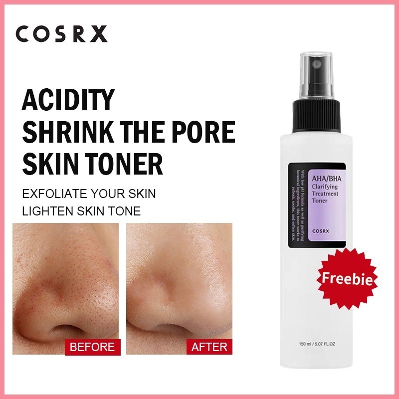 COSRX AHA/BHA Clarifying Treatment Toner 150ml For acne prone skin&Mild ...
