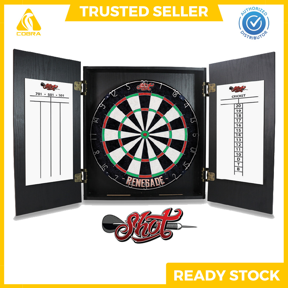 NEW ARRIVAL!!! SHOT Dart with RENEGADE Dartboard Made in New