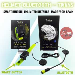 Helmet Bluetooth Earphone Headset Twiins Brand HF1.0 HF2.0 HF3.0