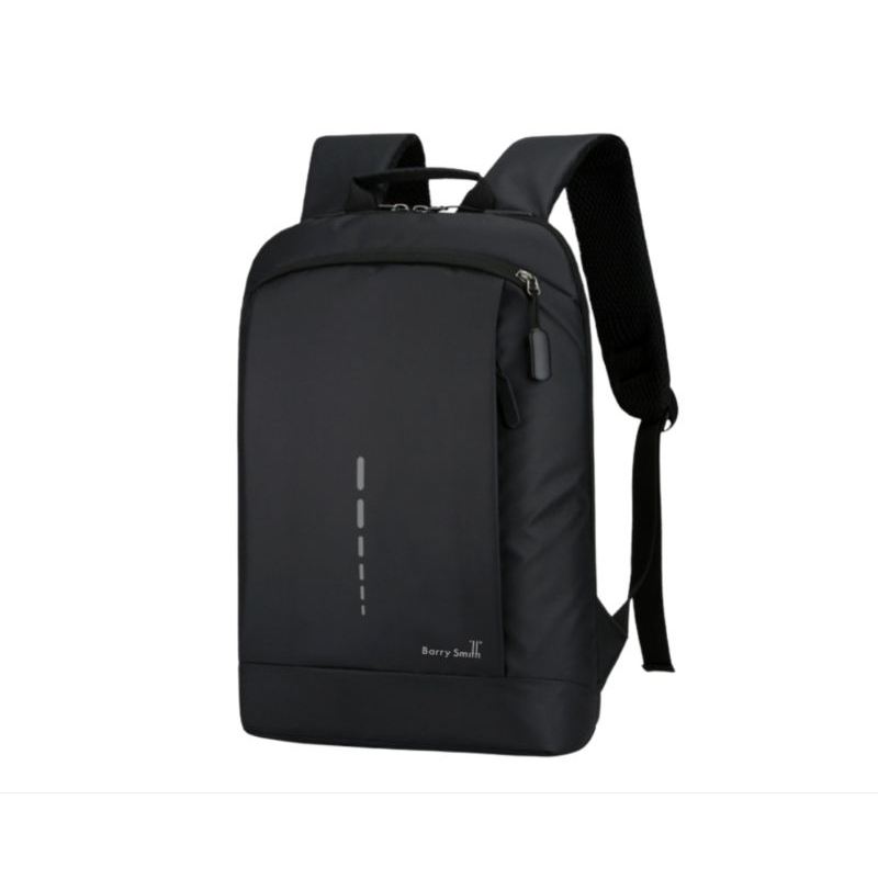 Barry Smith Laptop Backpack (Black) | Shopee Malaysia