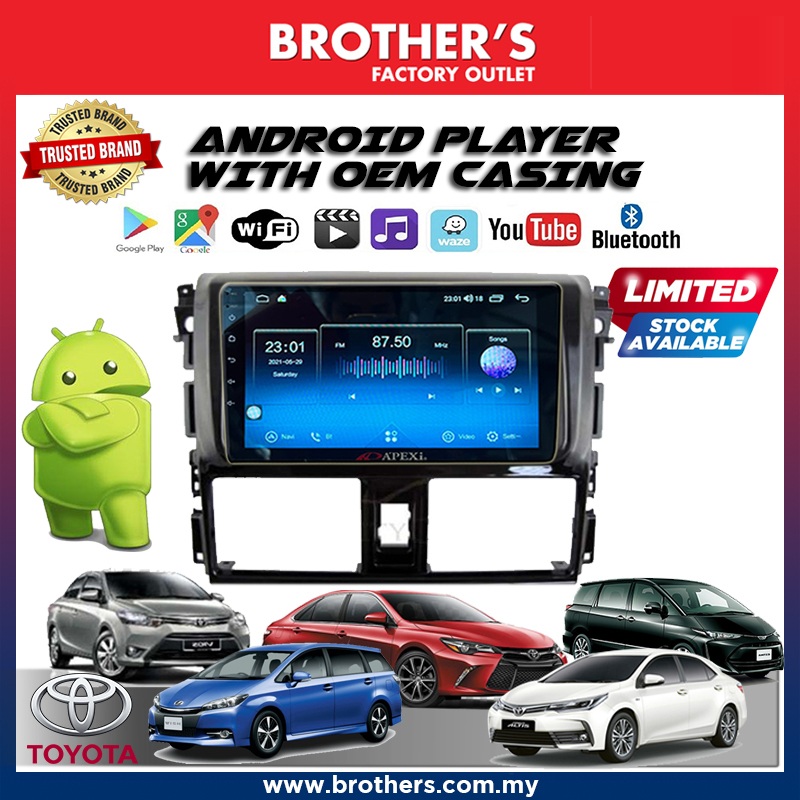 Xenith Audio All TOYOTA Car Android Player with CASING 9/10
