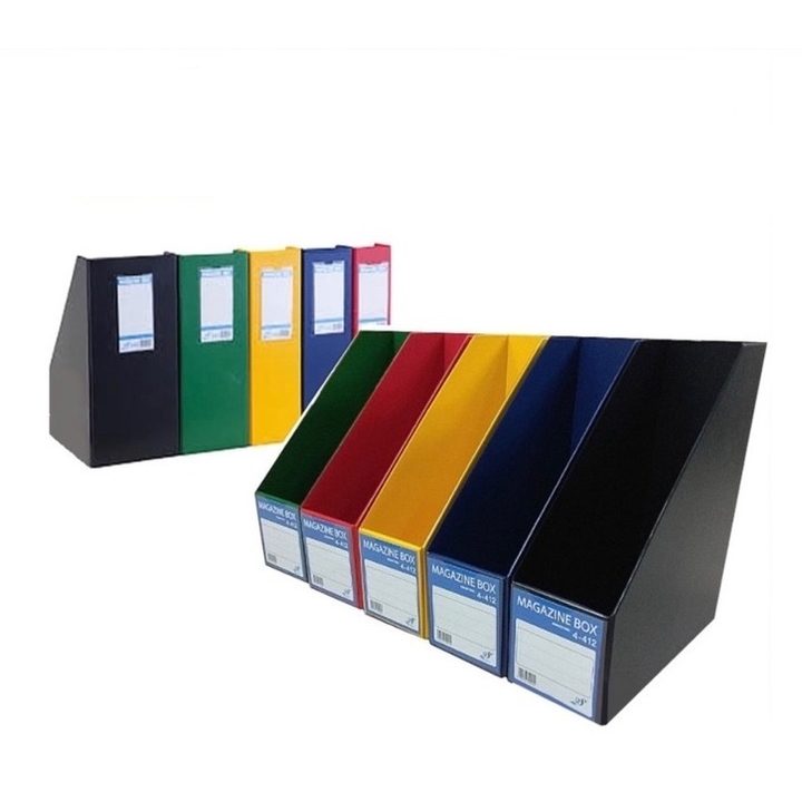 PVC Magazine File Box 3" / 4" / 5" ( Random Colour ) Shopee Malaysia