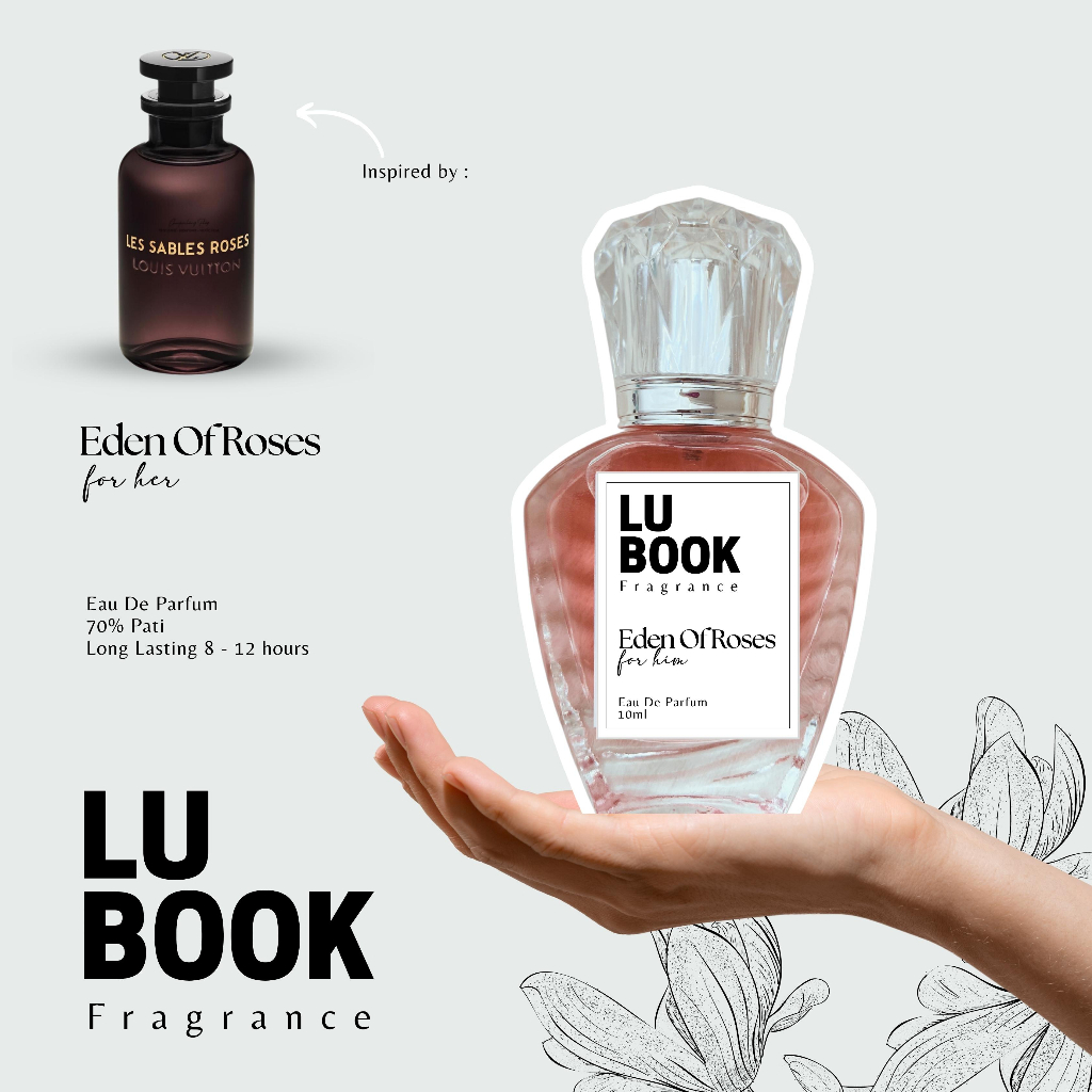 EDEN OF ROSES inspired by Les Sable Roses LUBOOK Fragrance | Shopee ...