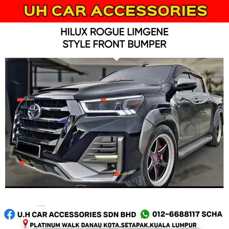 TOYOTA HILUX REVO ROCCO ROGUE LIMGENE FRONT BUMPER GRILLE BODYKIT Shopee Malaysia