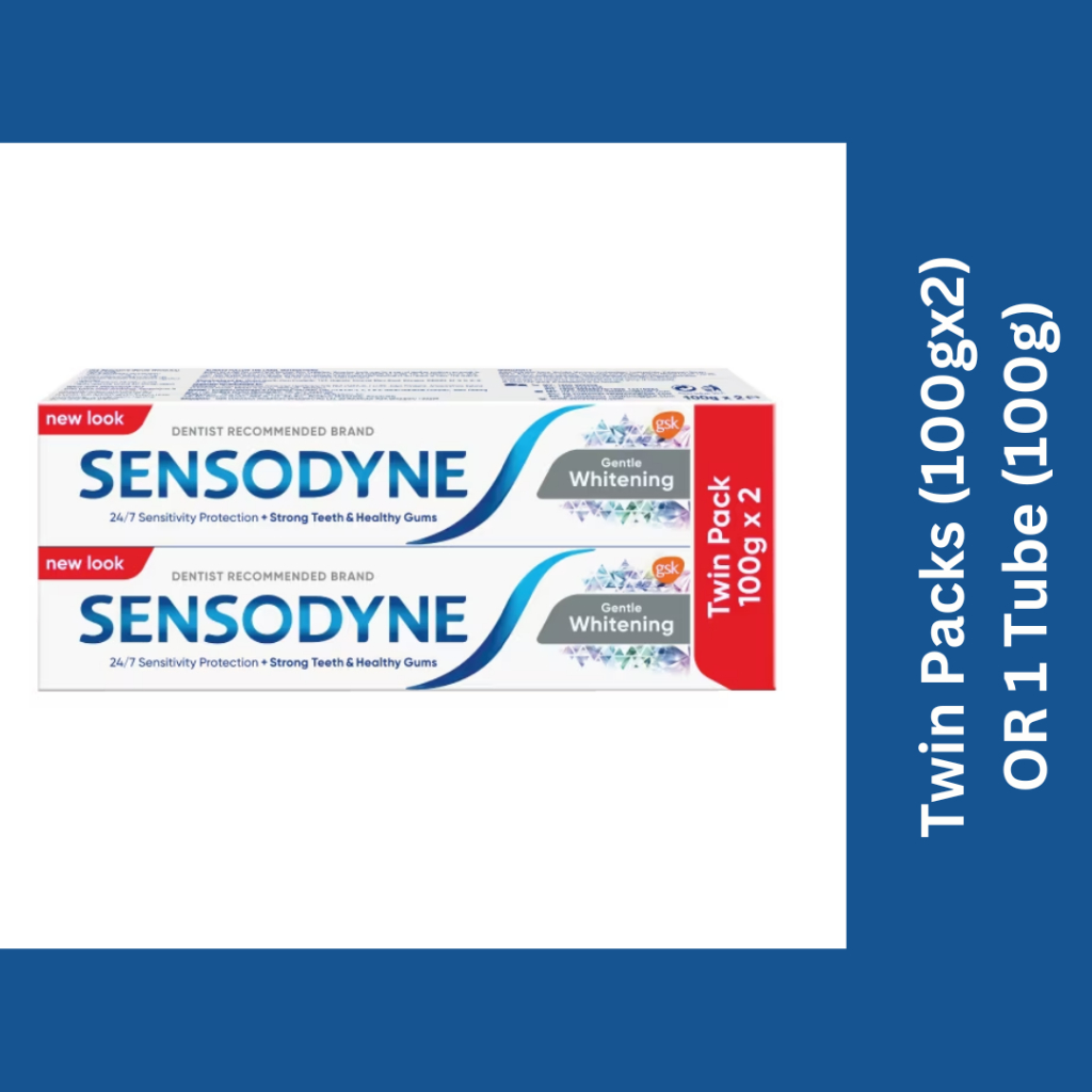 Sensodyne Gentle Whitening Toothpaste Twin Pack (2x100g) Shopee Malaysia