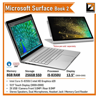 Microsoft Surface Pro 5 Core i5 2.60GHz 8GB Ram 256GB SSD Windows 11 Tablet