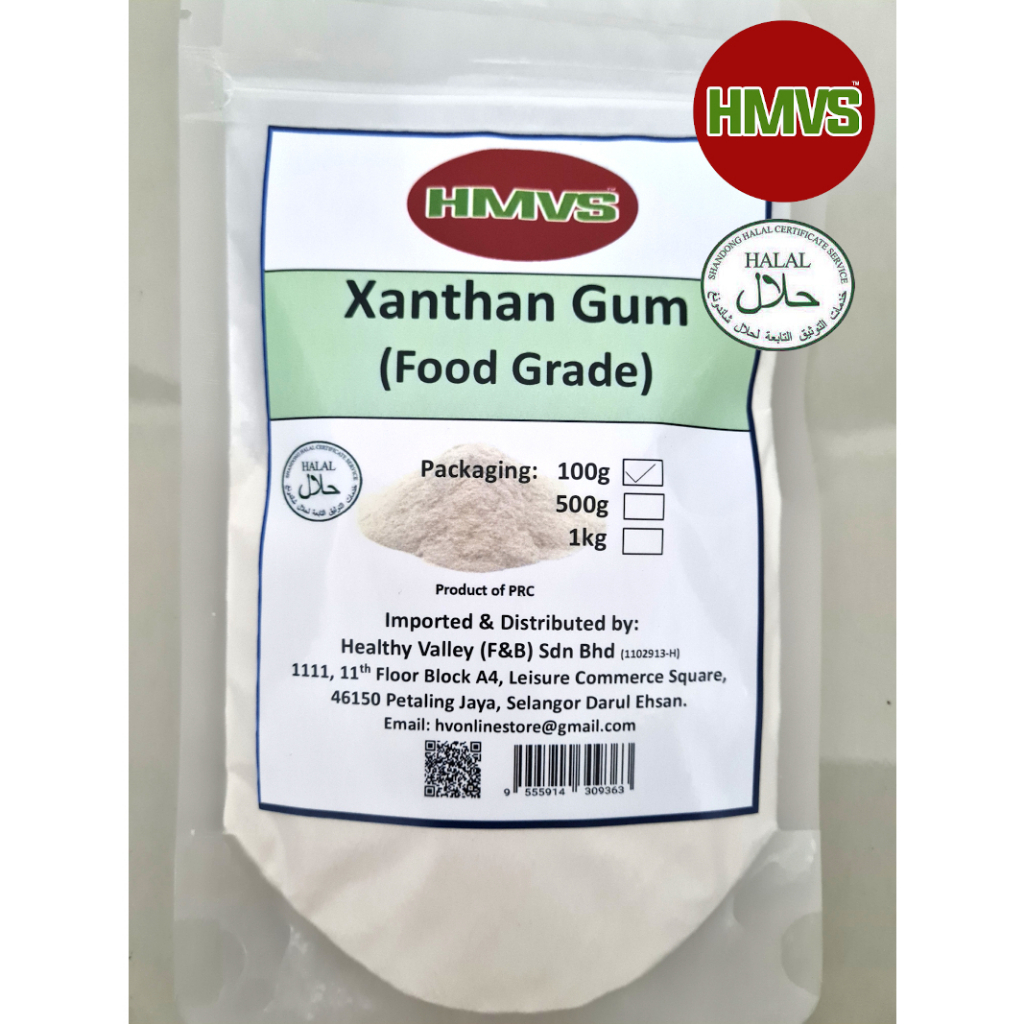 [HMVS] Food Grade Xanthan Gum 100g📣(HALAL)(Food & Cosmetic Thickener