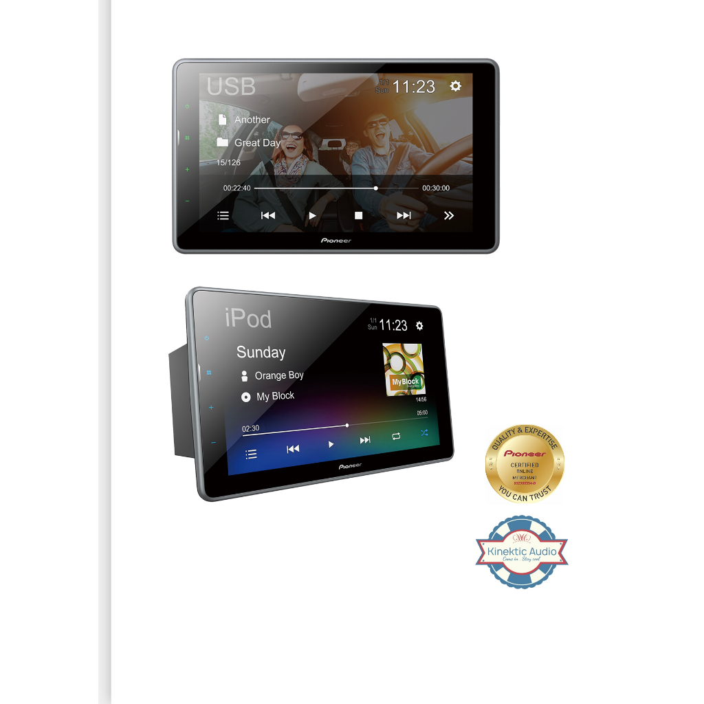 Pioneer DMHAF555BT 9" Large Screen Display / Pioneer Bass Boost