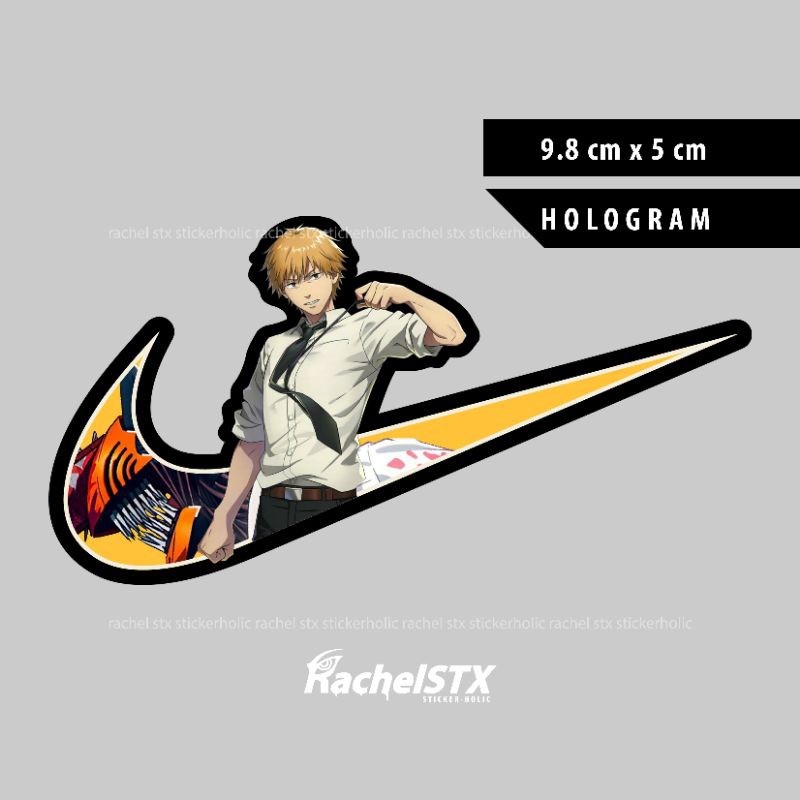 DENJI nike swoosh sticker anime sticker chainsaw man | Shopee Malaysia