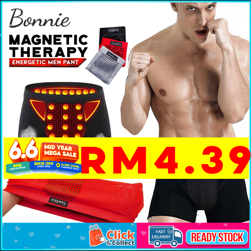 Soft Boxer Briefs, Magnetic Therapy Underwear Bottoms Shorts 