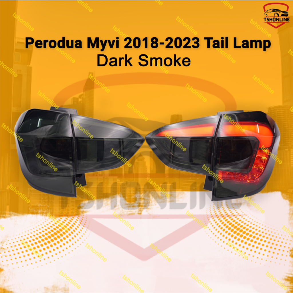 Perodua Myvi G Dynamic Tail Lamp Myvi Tail Lamp V Dark Smoke Myvi Lampu Belakang