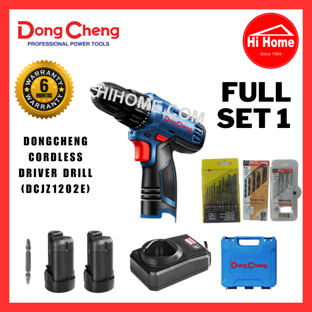 DongCheng 12V CORDLESS DRIVER DRILL POWER TOOL Battery Power Mesin
