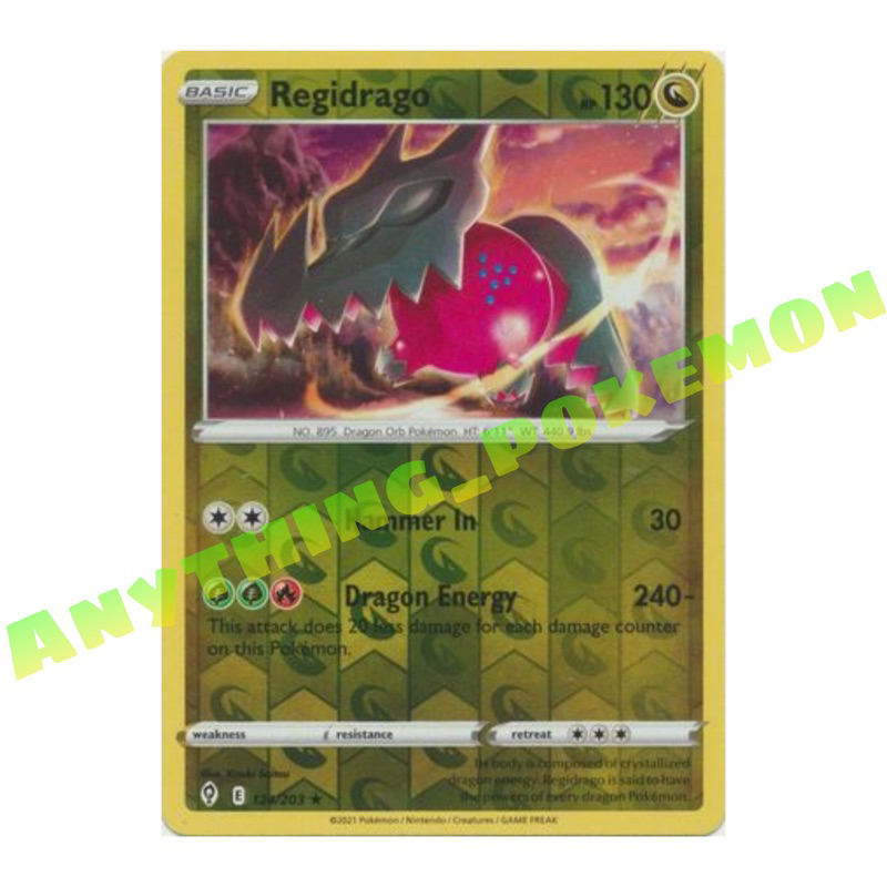 Pokemon Card Regieleki (060/203) Regidrago (124/203) Regirock (089/185) HOLO RARE/REVERSE