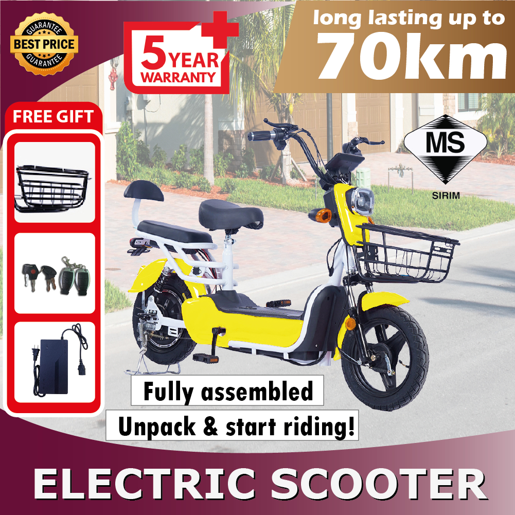 Skuter Elektrik Dewasa E Scooter Electric Scooter E Bike Motor Skuter ...