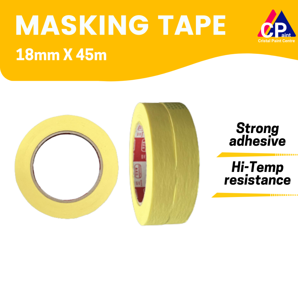 Automotive Masking Tape 18mm x 45m Shopee Malaysia