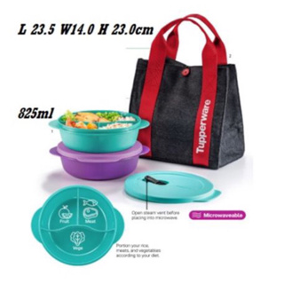 Tupperware Brand Malaysia::Tupperware: Tupperware Crystalwave Microwaveable  Reheat-able Purple Green Soup Mug 2x460ml